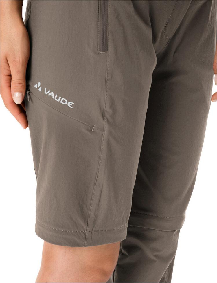 VAUDE VAUDE Women's Farley Stretch ZO T-Zip Pants II Funktionshose Damen - coconut - 1 | SportScheck
