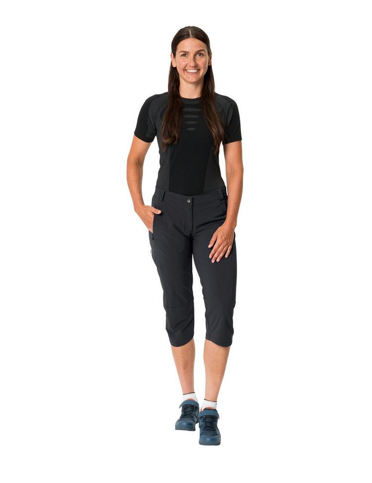 VAUDE VAUDE Women's Yaras 3/4 Pants Funktionshose Damen - black - 2 | SportScheck