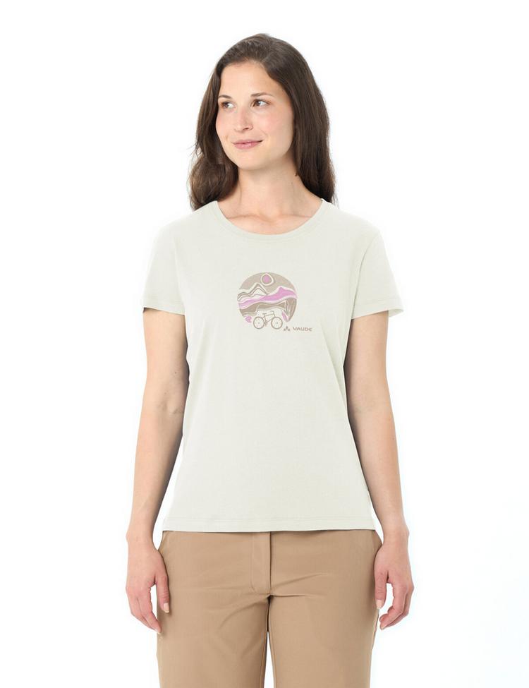 VAUDE VAUDE Women's Cyclist T-Shirt V T-Shirt Damen - offwhite - 0 | SportScheck