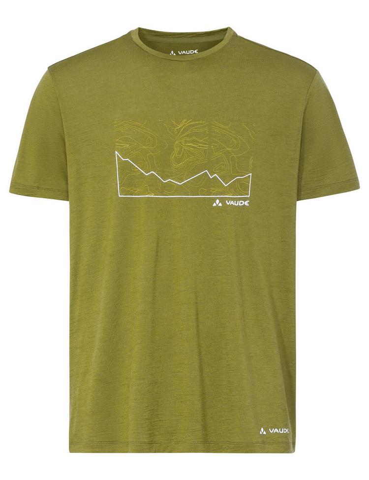 VAUDE VAUDE Men's Tekoa Wool T-Shirt T-Shirt Herren - dark leaf - 0 | SportScheck