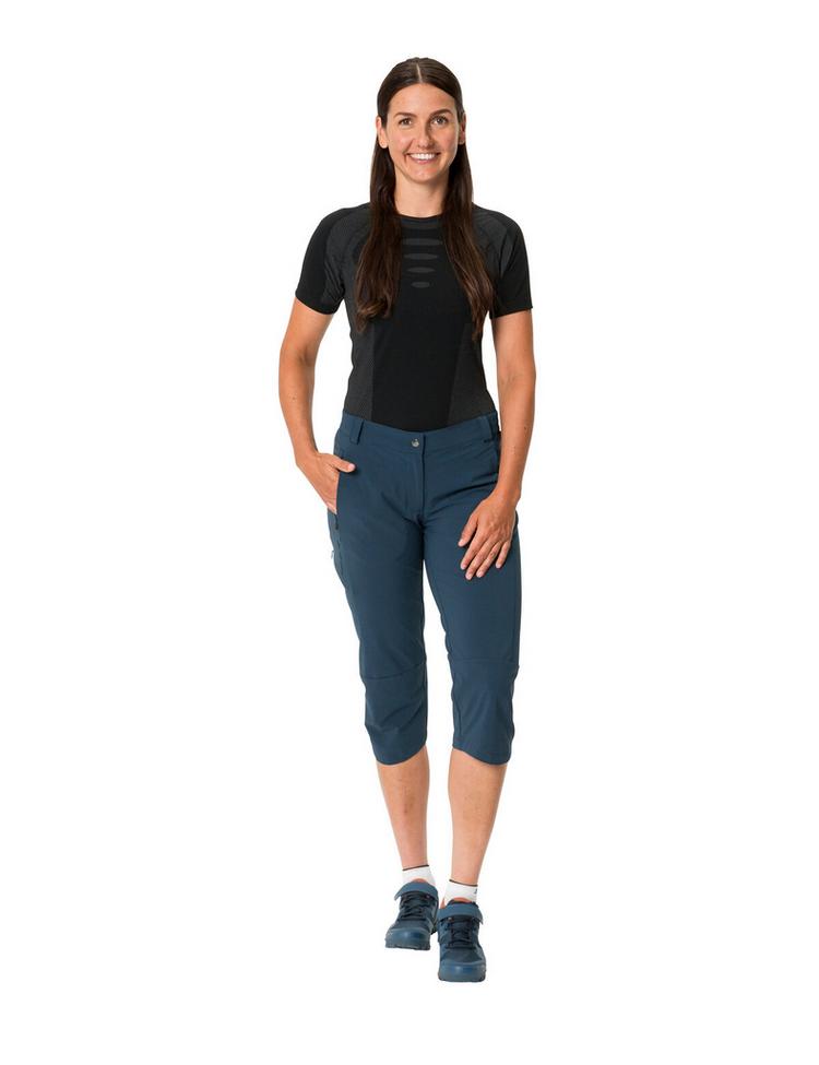 VAUDE VAUDE Women's Yaras 3/4 Pants Funktionshose Damen - dark sea - 2 | SportScheck