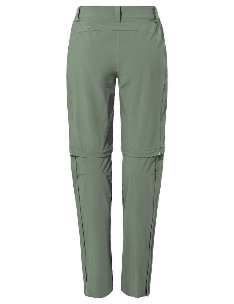 VAUDE VAUDE Women's Farley Stretch ZO T-Zip Pants II Funktionshose Damen - agave - 0 | SportScheck