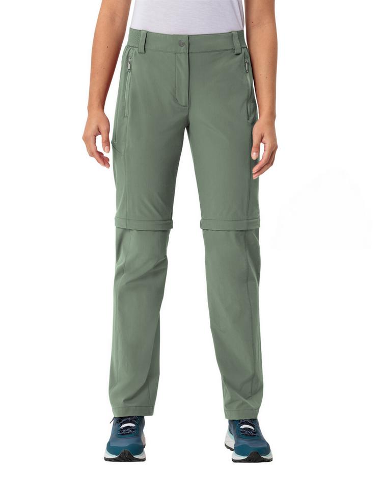 VAUDE VAUDE Women's Farley Stretch ZO T-Zip Pants II Funktionshose Damen - agave - 0 | SportScheck