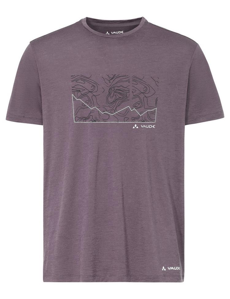 VAUDE VAUDE Men's Tekoa Wool T-Shirt T-Shirt Herren - purple ash - 0 | SportScheck