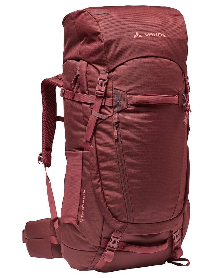 VAUDE VAUDE Women's Astrum EVO 55+10 Wanderrucksack Damen - dark cherry - 0 | SportScheck