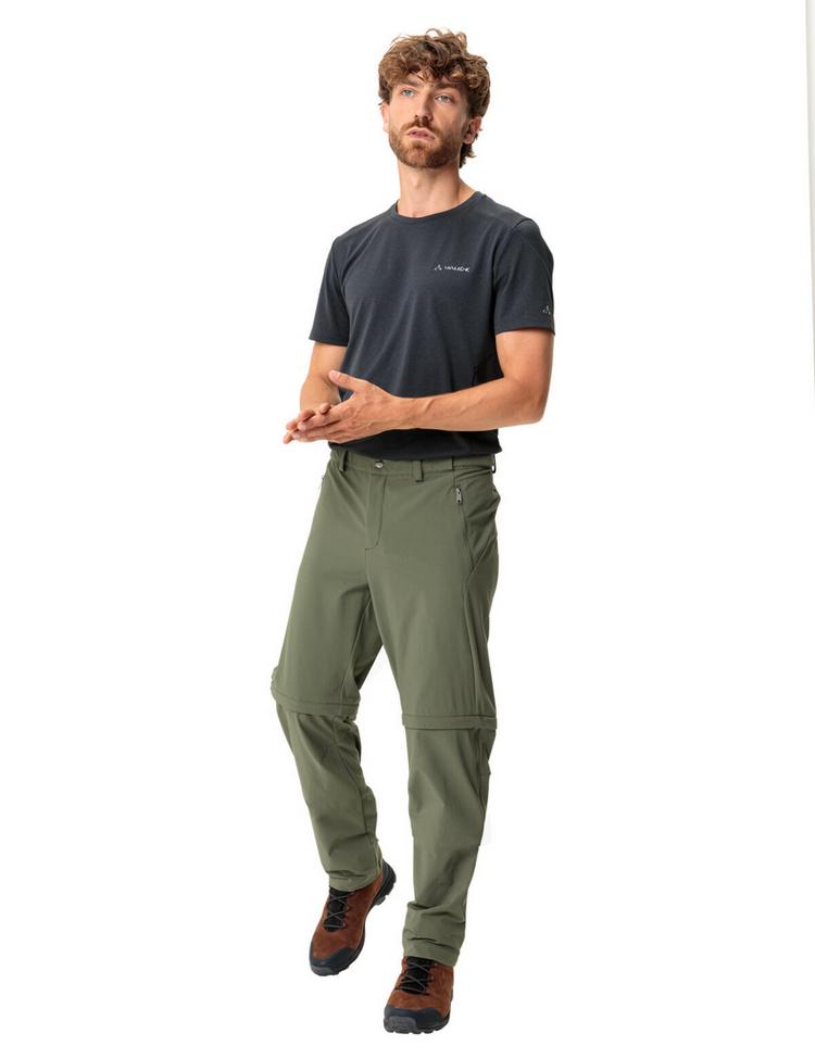 VAUDE VAUDE Men's Farley Stretch T-Zip Pants III Funktionshose Herren - cedar wood - 2 | SportScheck
