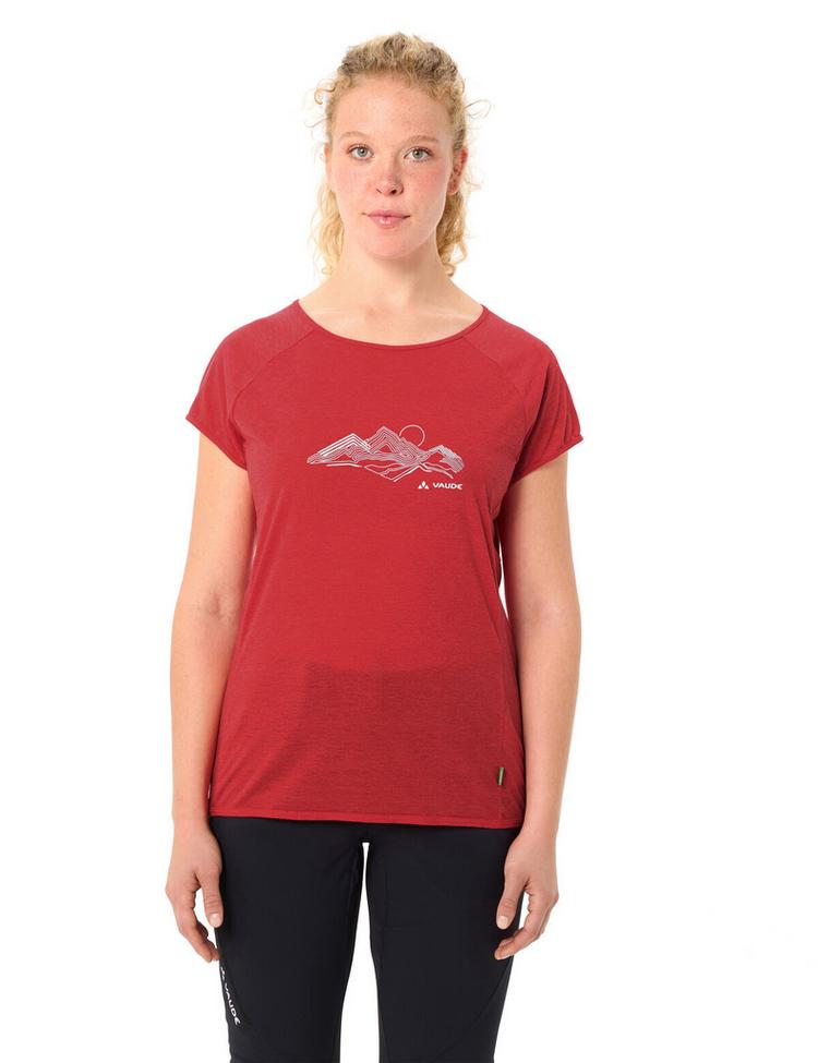 VAUDE VAUDE Women's Tekoa T-Shirt II T-Shirt Damen - lava - 0 | SportScheck