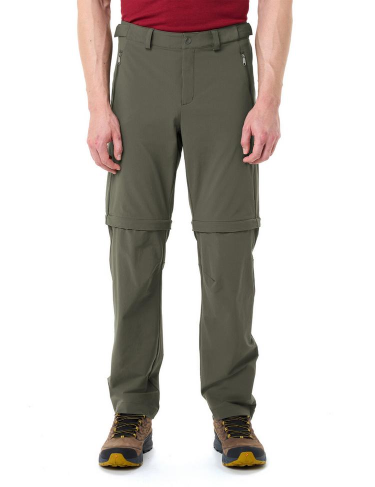 VAUDE VAUDE Men's Farley Stretch T-Zip Pants III Funktionshose Herren - khaki uni - 0 | SportScheck