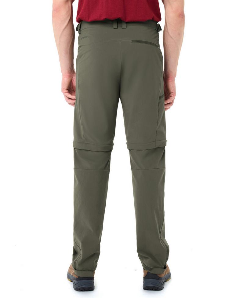 VAUDE VAUDE Men's Farley Stretch T-Zip Pants III Funktionshose Herren - khaki uni - 1 | SportScheck