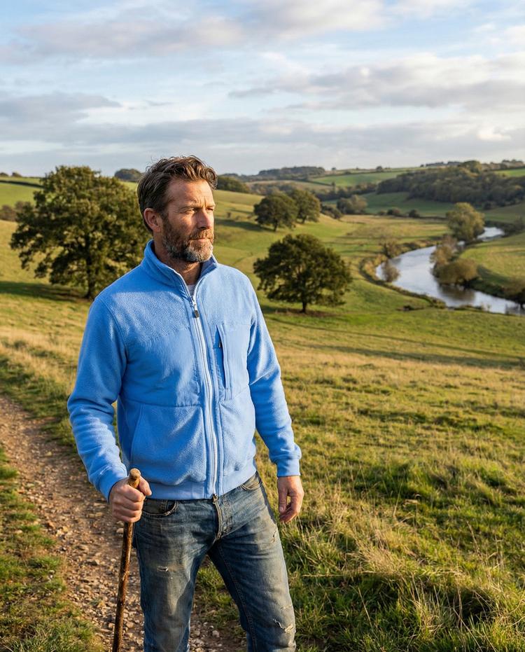 Jeff Green Jeff Green Hayo Fleecejacke Herren - Lake Blue - 2 | SportScheck