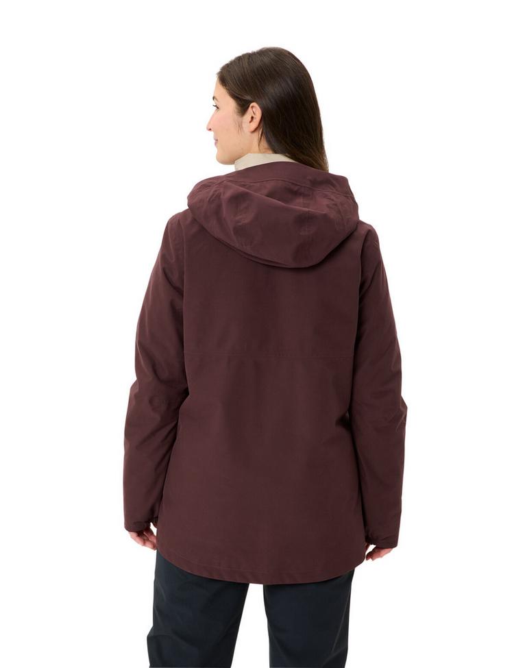 VAUDE VAUDE Women's Mineo 3in1 Jacket Outdoorjacke Damen - dark oak uni - 0 | SportScheck