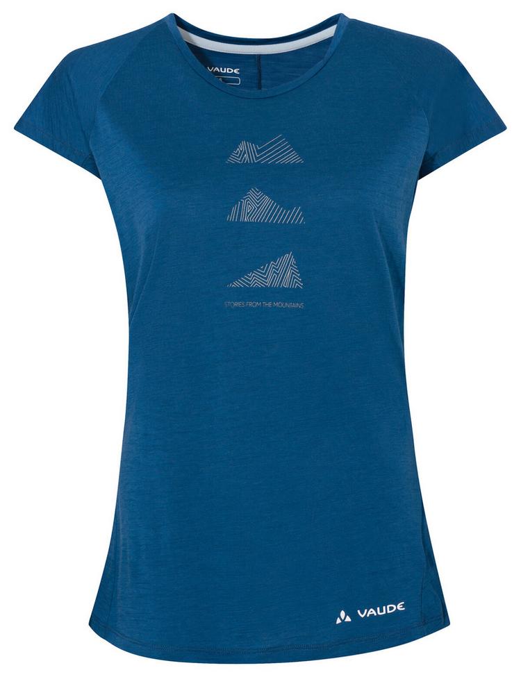 VAUDE VAUDE Women's Tekoa Wool T-Shirt T-Shirt Damen - shore blue - 0 | SportScheck