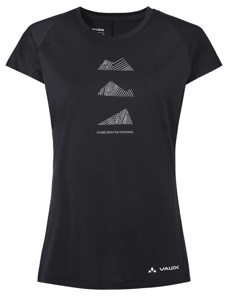 VAUDE VAUDE Women's Tekoa Wool T-Shirt T-Shirt Damen - black - 0 | SportScheck