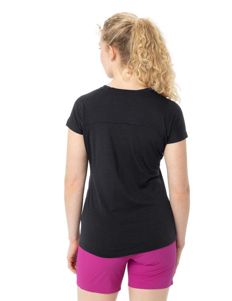 VAUDE VAUDE Women's Tekoa Wool T-Shirt T-Shirt Damen - black - 1 | SportScheck