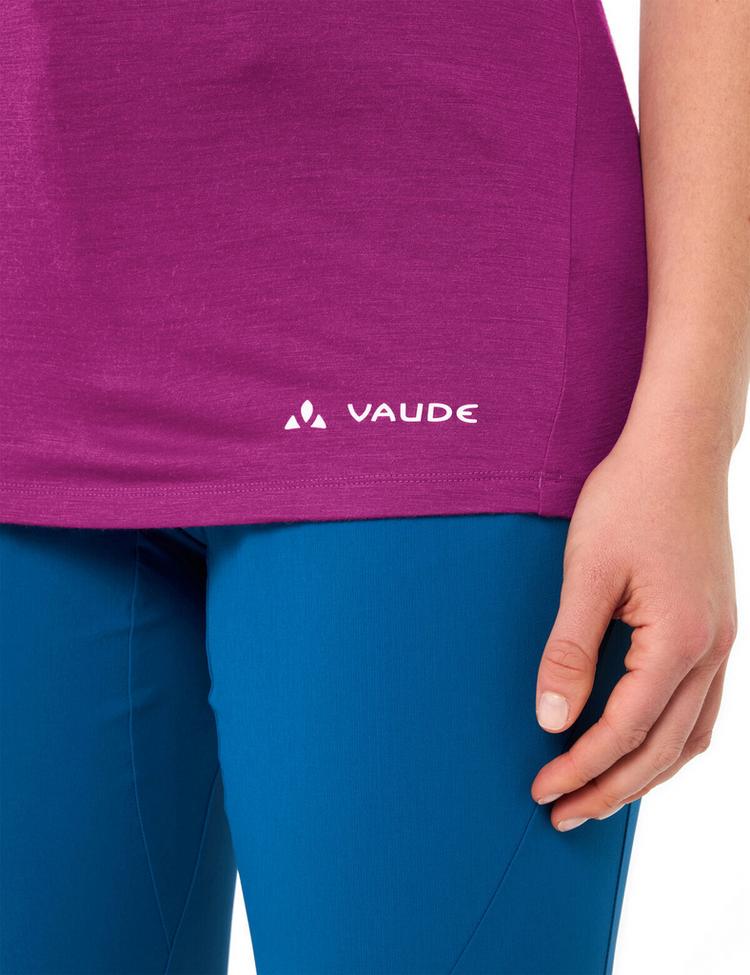 VAUDE VAUDE Women's Tekoa Wool T-Shirt T-Shirt Damen - pink orchid - 0 | SportScheck