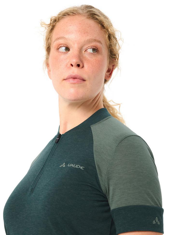 VAUDE VAUDE Women's Altissimo Q-Zip Shirt T-Shirt Damen - deep pond - 1 | SportScheck