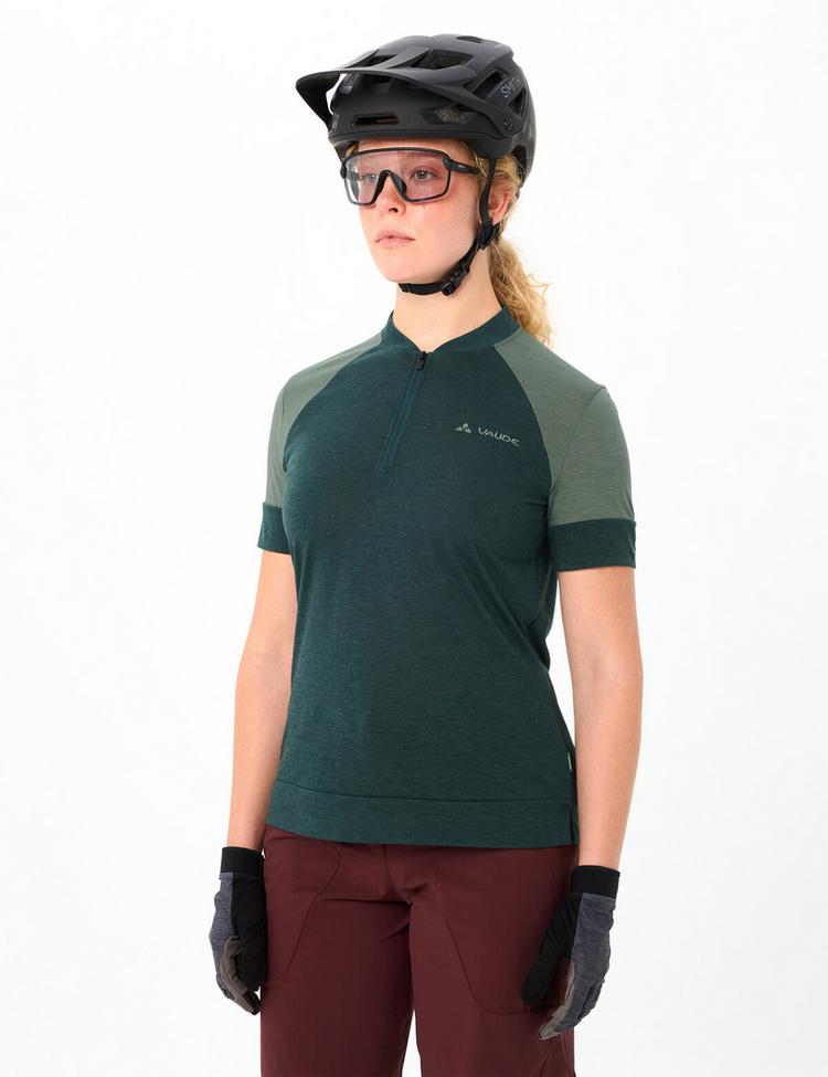 VAUDE VAUDE Women's Altissimo Q-Zip Shirt T-Shirt Damen - deep pond - 2 | SportScheck