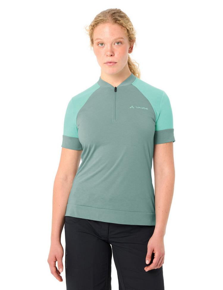 VAUDE VAUDE Women's Altissimo Q-Zip Shirt T-Shirt Damen - dusty fern uni - 0 | SportScheck