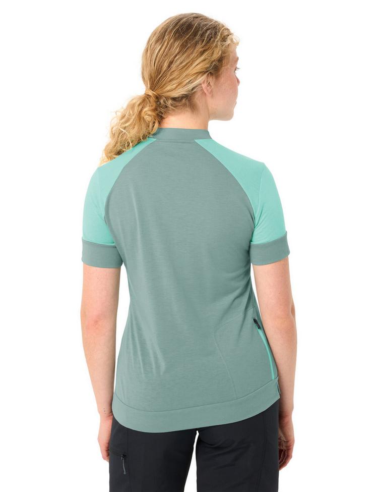 VAUDE VAUDE Women's Altissimo Q-Zip Shirt T-Shirt Damen - dusty fern uni - 1 | SportScheck