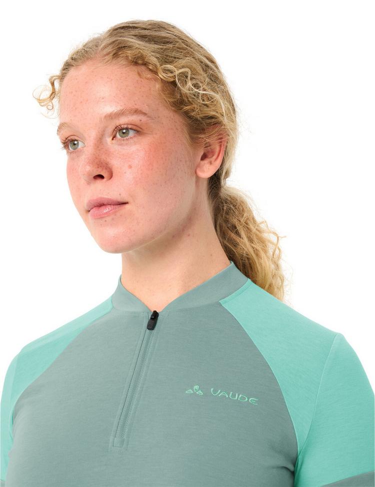 VAUDE VAUDE Women's Altissimo Q-Zip Shirt T-Shirt Damen - dusty fern uni - 1 | SportScheck