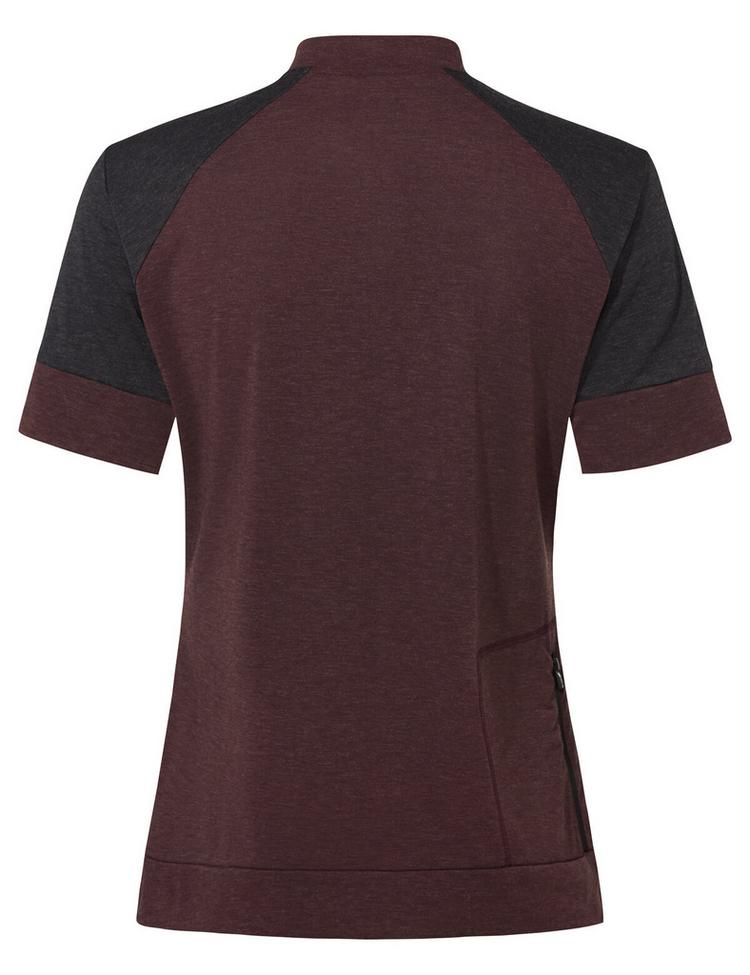 VAUDE VAUDE Women's Altissimo Q-Zip Shirt T-Shirt Damen - dark oak - 0 | SportScheck