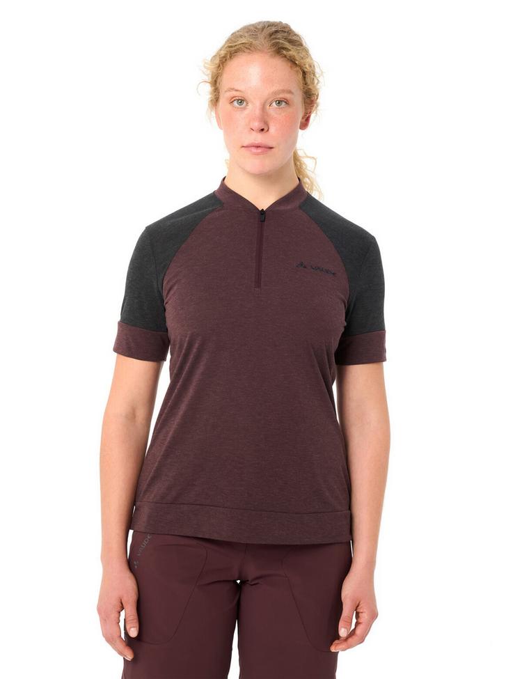 VAUDE VAUDE Women's Altissimo Q-Zip Shirt T-Shirt Damen - dark oak - 0 | SportScheck