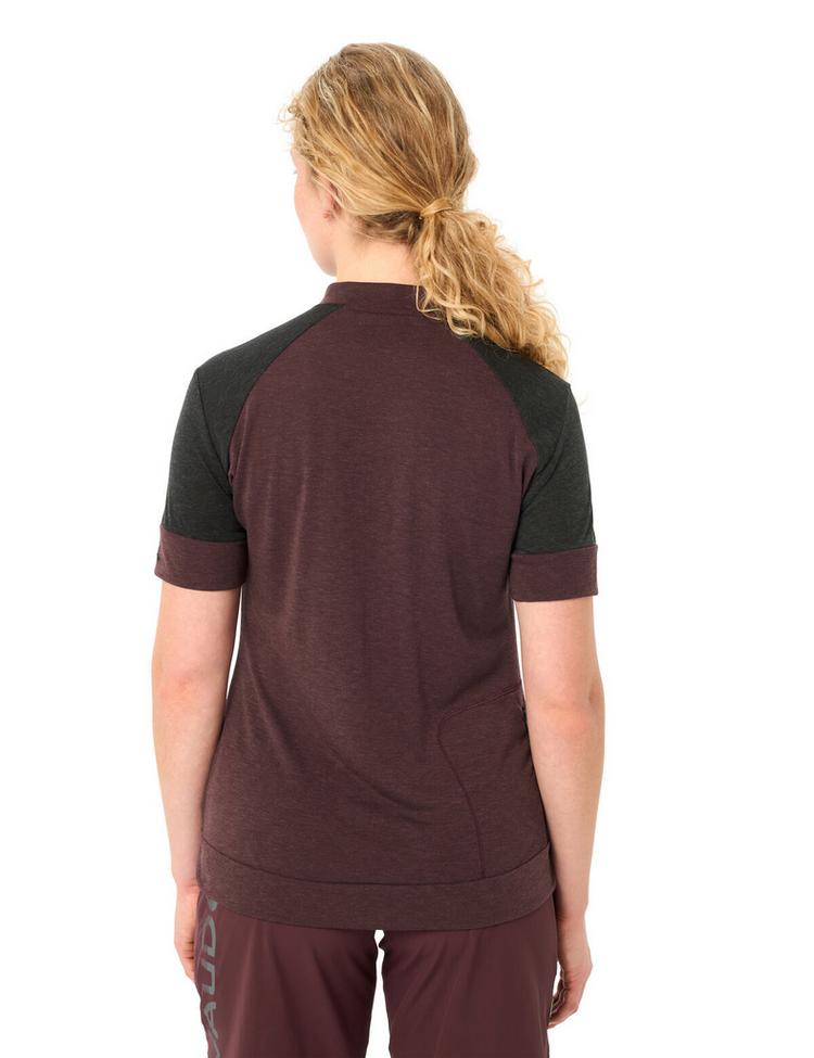 VAUDE VAUDE Women's Altissimo Q-Zip Shirt T-Shirt Damen - dark oak - 1 | SportScheck