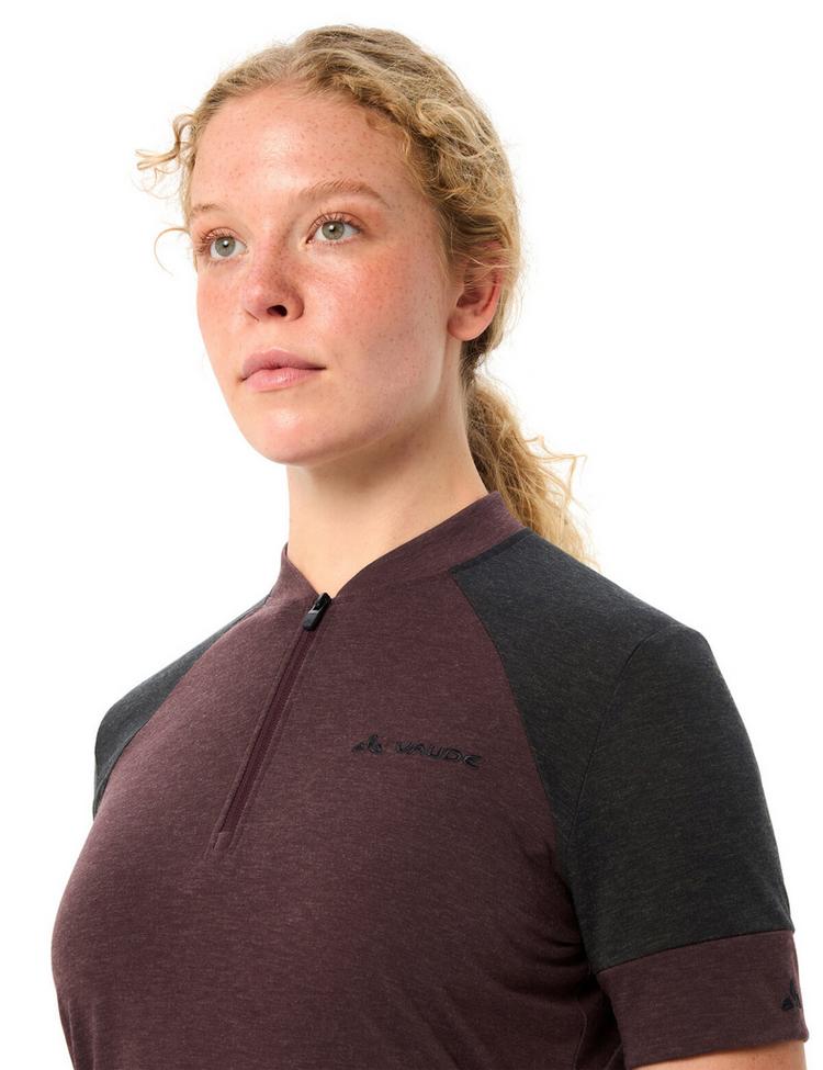 VAUDE VAUDE Women's Altissimo Q-Zip Shirt T-Shirt Damen - dark oak - 1 | SportScheck
