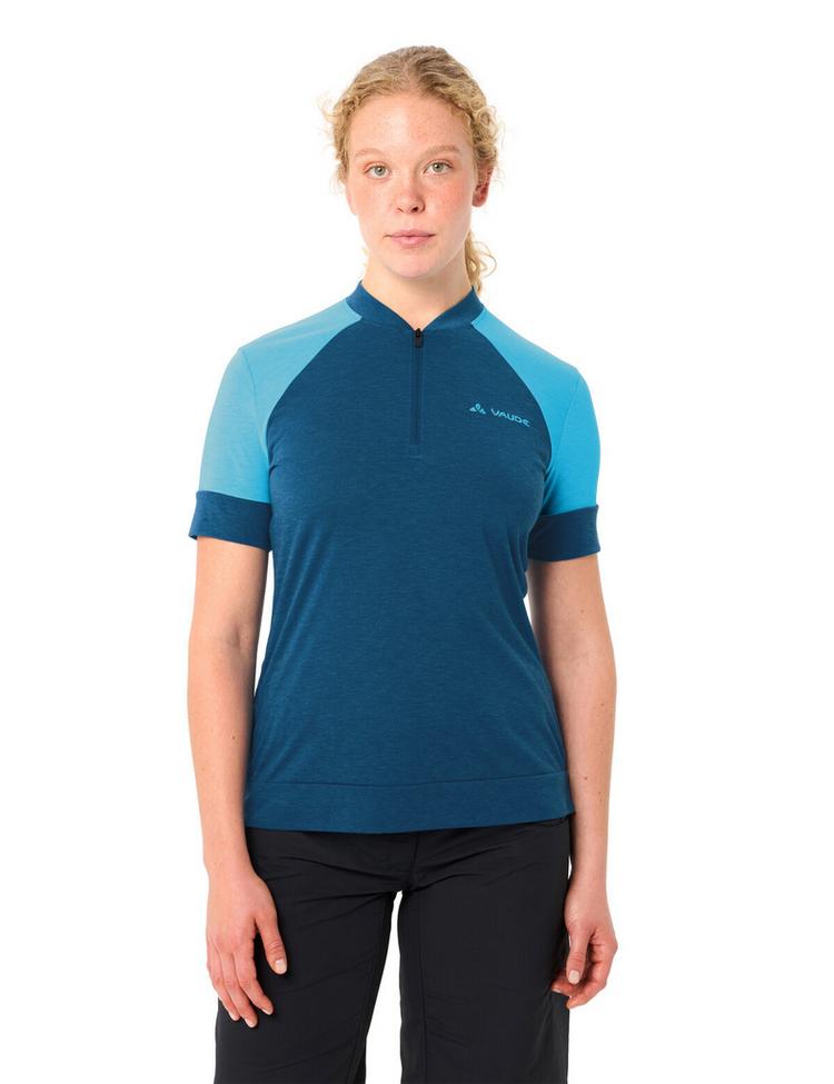 VAUDE VAUDE Women's Altissimo Q-Zip Shirt T-Shirt Damen - shore blue - 0 | SportScheck