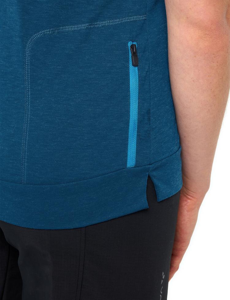 VAUDE VAUDE Women's Altissimo Q-Zip Shirt T-Shirt Damen - shore blue - 0 | SportScheck