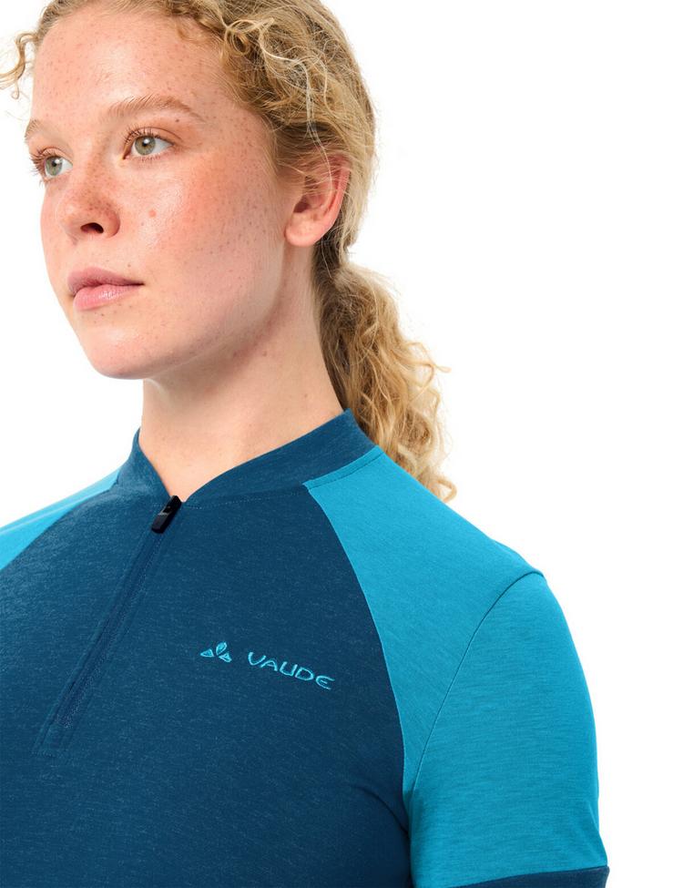 VAUDE VAUDE Women's Altissimo Q-Zip Shirt T-Shirt Damen - shore blue - 1 | SportScheck