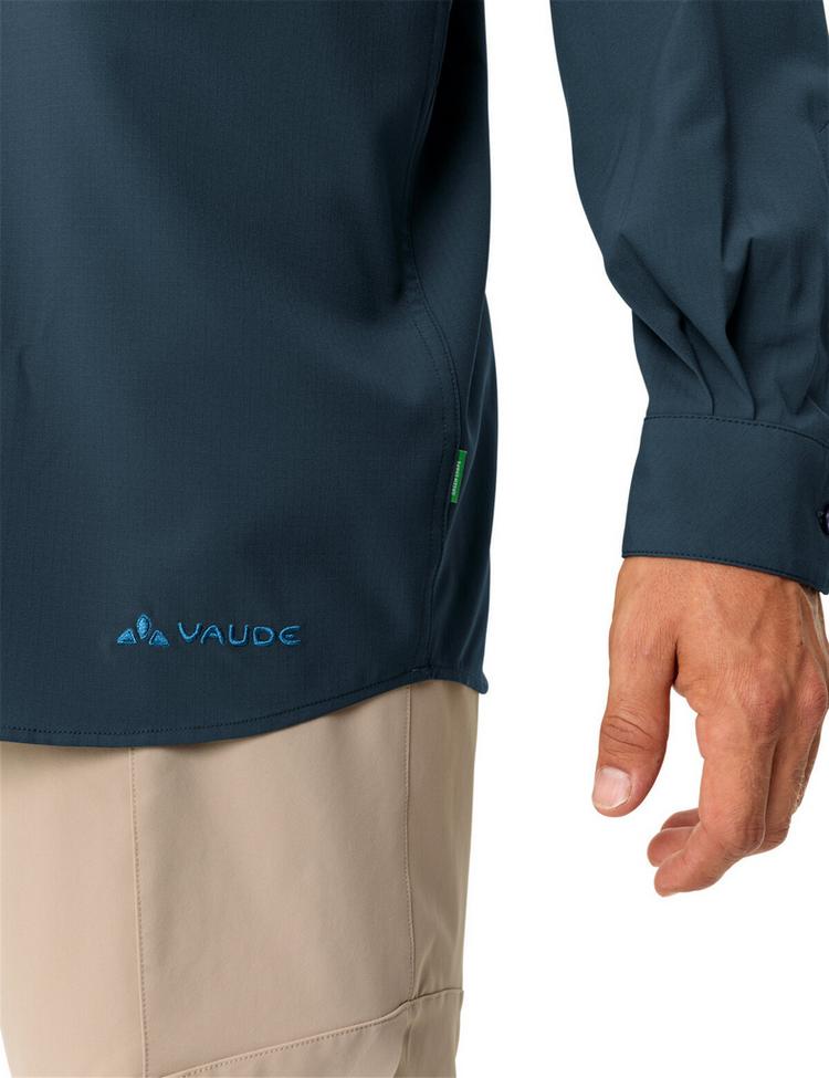 VAUDE VAUDE Men's Rosemoor LS Shirt II Funktionsbluse Herren - dark sea uni - 0 | SportScheck