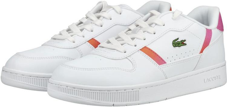 Lacoste Lacoste Sneaker Sneaker M&auml;dchen - Wei&szlig;/Pink - 0 | SportScheck