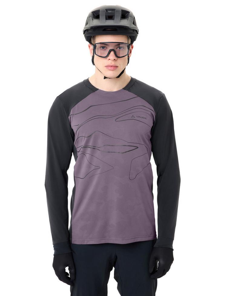 VAUDE VAUDE Men's Moab LS PRO Shirt T-Shirt Herren - purple ash - 2 | SportScheck