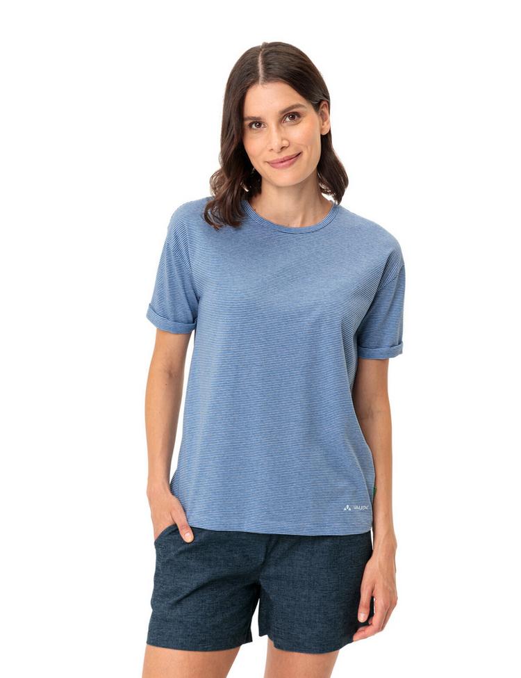 VAUDE VAUDE Women's Mineo Striped T-Shirt T-Shirt Damen - ultramarine - 0 | SportScheck