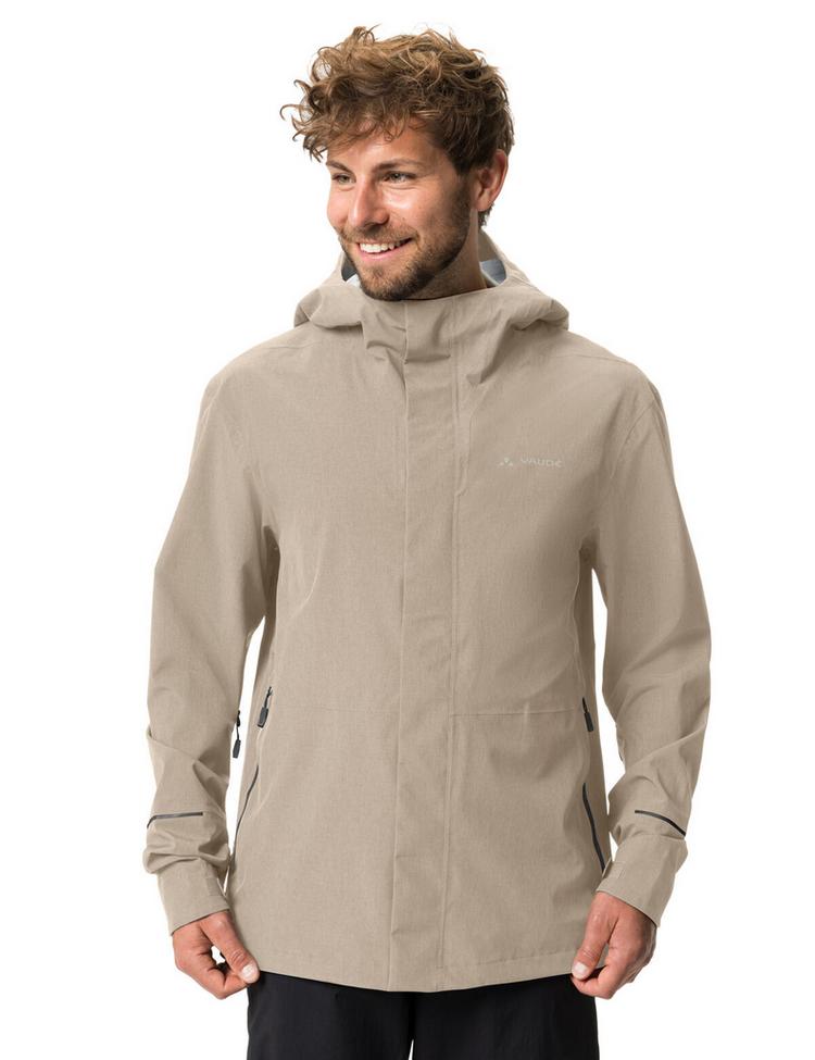 VAUDE VAUDE Men's Yaras Rain Jacket II Outdoorjacke Herren - linen - 0 | SportScheck