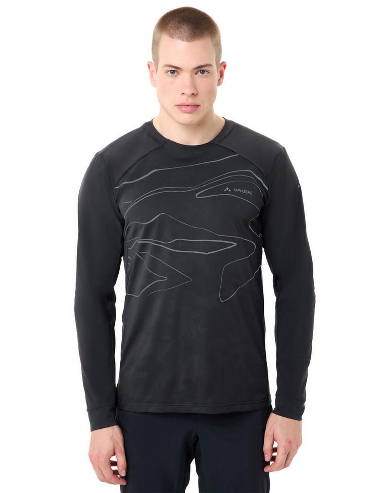 VAUDE VAUDE Men's Moab LS PRO Shirt T-Shirt Herren - black/black - 0 | SportScheck