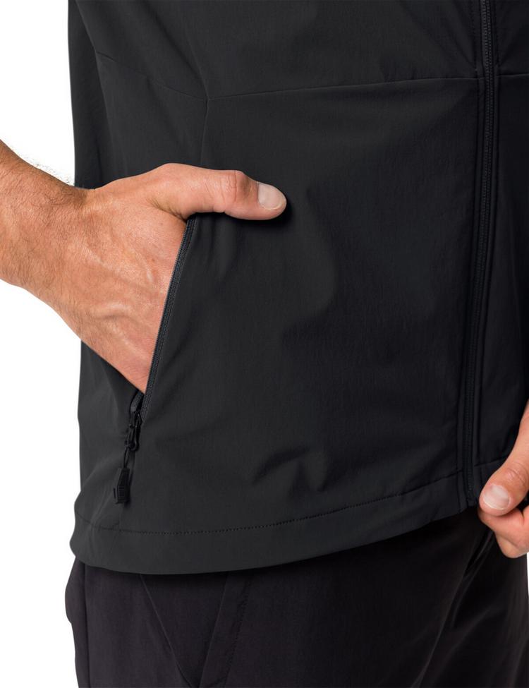 VAUDE VAUDE Men's Yaras Vest Outdoorweste Herren - black uni - 0 | SportScheck