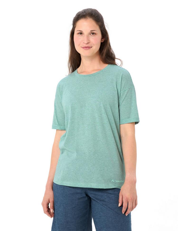 VAUDE VAUDE Women's Mineo Striped T-Shirt T-Shirt Damen - sage - 0 | SportScheck