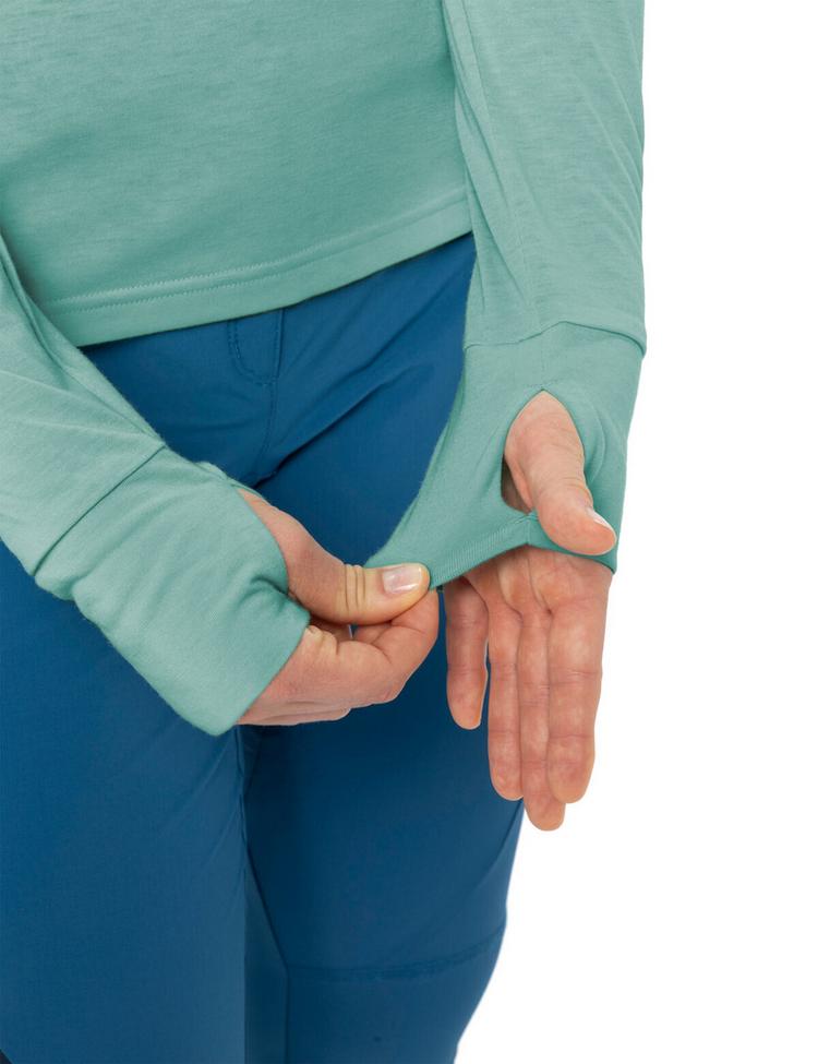 VAUDE VAUDE Women's Sveit LS Shirt II T-Shirt Damen - sage - 0 | SportScheck