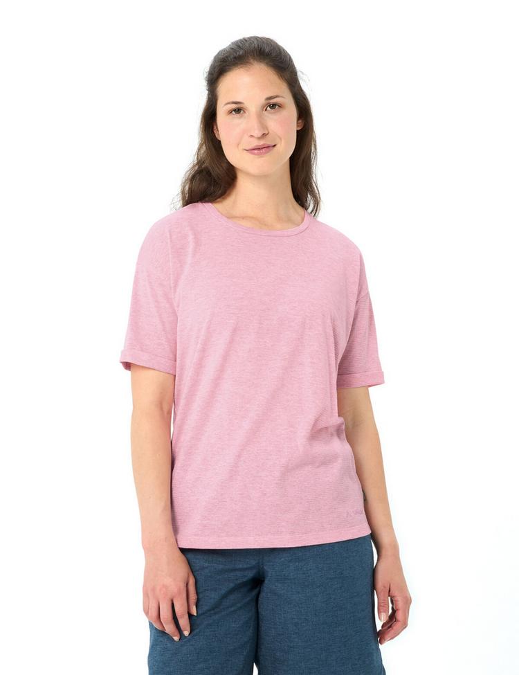 VAUDE VAUDE Women's Mineo Striped T-Shirt T-Shirt Damen - raspberry - 0 | SportScheck