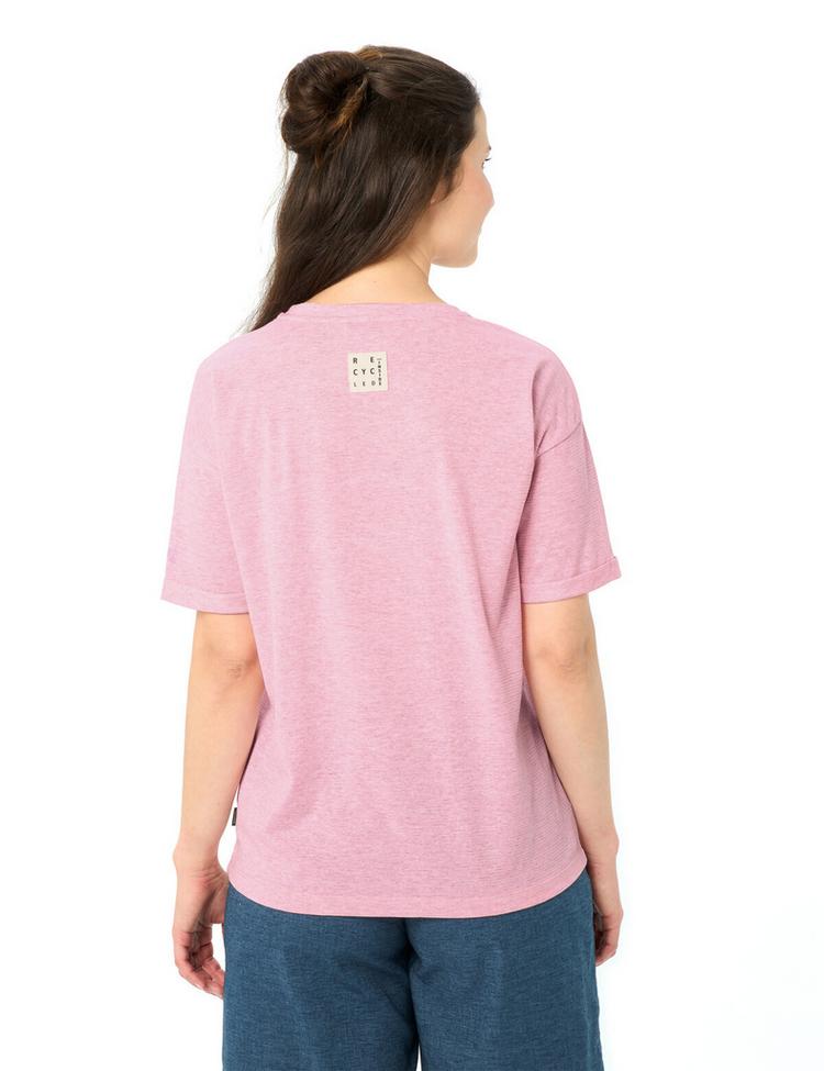 VAUDE VAUDE Women's Mineo Striped T-Shirt T-Shirt Damen - raspberry - 1 | SportScheck