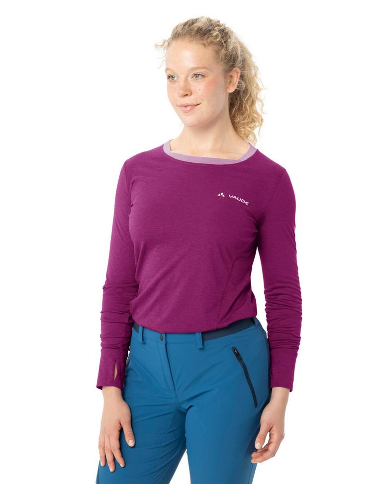 VAUDE VAUDE Women's Sveit LS Shirt II T-Shirt Damen - pink orchid - 2 | SportScheck