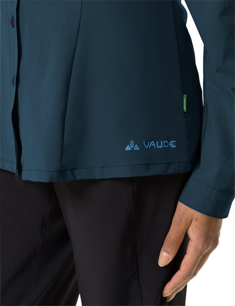 VAUDE VAUDE Women's Farley Stretch Shirt Funktionsbluse Damen - dark sea - 0 | SportScheck