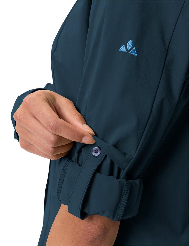 VAUDE VAUDE Women's Farley Stretch Shirt Funktionsbluse Damen - dark sea - 1 | SportScheck