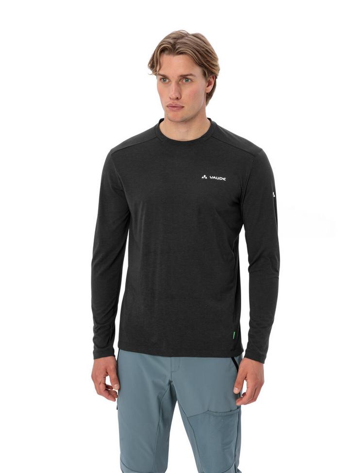 VAUDE VAUDE Men's Sveit LS T-Shirt  II T-Shirt Herren - black/white - 0 | SportScheck