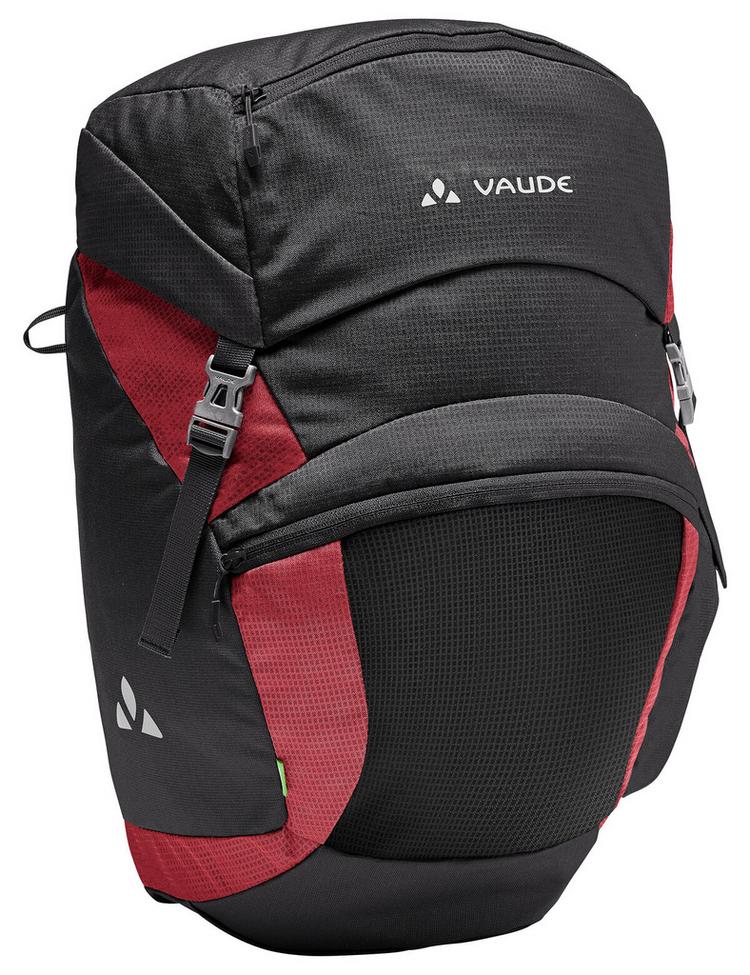 VAUDE VAUDE OnTour Back Fahrradtasche - black/carmine - 1 | SportScheck