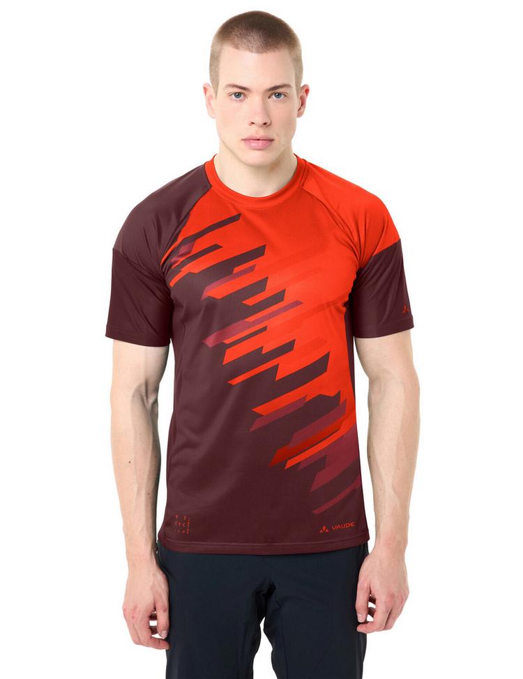 VAUDE VAUDE Men's Moab T-Shirt VI T-Shirt Herren - glowing red/black - 0 | SportScheck