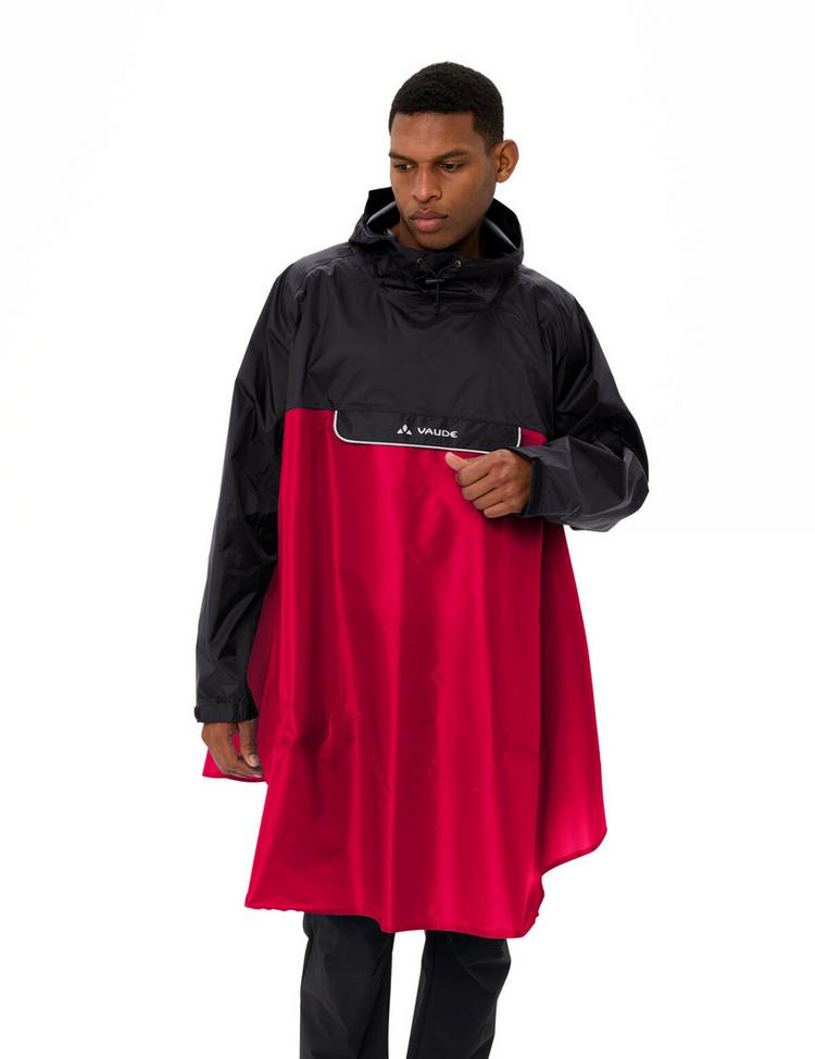 VAUDE VAUDE Valero Poncho Poncho - red - 0 | SportScheck