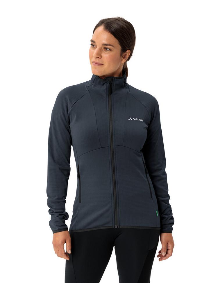 VAUDE VAUDE Women's Monviso Fleece FZ Jacket II Outdoorjacke Damen - black/black - 0 | SportScheck
